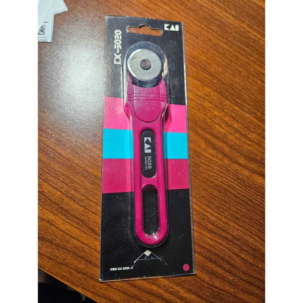 Kai Rotary Cutter 5028 Pink Made in Japan CX-5020 Quilting Sewing Tool NEW